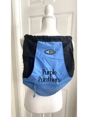 Xara Soccer Team Gear "Purple Panthers" Preowned Training Gym Sack Backpack  B34